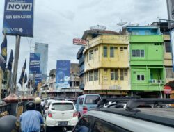 Jelang Lebaran, Arus Lalu Lintas di Jalan Protokol Bandarlampung Padat Merayap