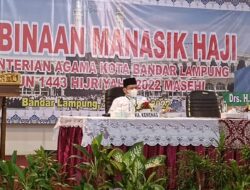 743 Calon Jemaah Haji Bandarlampung Ikuti Manasik