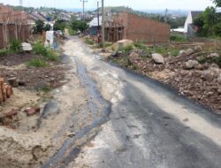 Proyek Jalan Lingkungan Ragom Gawi Diduga Asal Jadi
