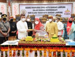 DPRD Paripurna Istimewa HUT ke-340 Kota Bandarlampung