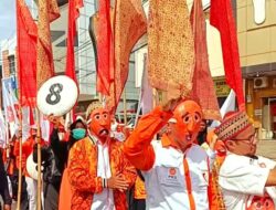 Arak-arakan, Teaterikal Tupping Iringi Pendaftaran BCAD PKS Lampung