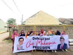 Pedagang Pasar di Rajabasa Deklarasi Dukung Gus Muhaimin Capres RI
