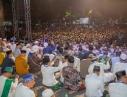 Dari Lampung Bersholawat di Metro, Putri Zul-Has Terharu