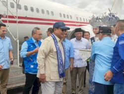 Kampanye Politik di Lampung, Prabowo Ditemani Zulhas dan Raffi Ahmad