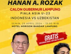 Nobar Timnas Indonesia-Uzbekistan di Horison Bersama Cagub Hanan A. Razak