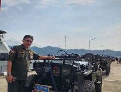 Parade Komunitas Jeep Willis Sambut Wakasal di Makolanal Lampung