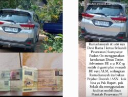 Rama Bantah Tudingan Kendaraan Istrinya untuk Kampanye