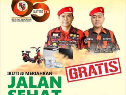 Jalan Sehat HUT Ke-65 Pemuda Pancasila Berhadiah Motor