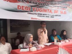 Dedi Yuginta Berpesan Jika Ada Kecurangan di Pilwakot Jangan Takut Laporkan