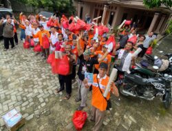 PKS Tancap Gas Keliling Hingga Pelosok Desa Siap Menangkan Nanda-Anton