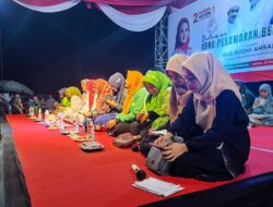Paslon Nanda-Anton Tutup Masa Kampanye dengan Bersholawat