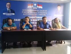 Musda VI DPD PAN Bandarlampung Buka Pendaftaran Calon Ketua