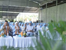 Emak-Emak Gedong Tatan Deklarasikan Dukungan ke Paslon Nanda-Anton