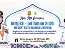 Pemkot Bandarlampung Akan Menggelar MTQ ke-54
