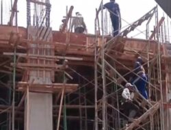 Mega Proyek Pembangunan Kantor Kajati Lampung Diduga Abaikan K3