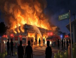 Pangkalan LPG di Bandarlampung Ludes Terbakar, 1 Korban Alami Luka Bakar Serius