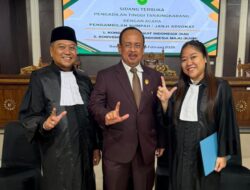 Ketua Pengadilan Tinggi Lantik Agus Sujatma Surnada S.H. sebagai Advokat KAI