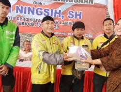 Sosialisasi PIP-WK Anggota DPRD Sri Ningsih Libatkan Abang-Abang Ojek Online