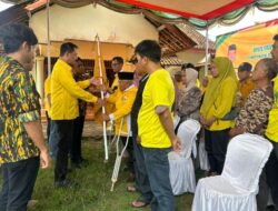 Konsolidasi Berkelanjutan, Partai Golkar Way Kanan Gelar Muscam Kecamatan Buay Bahuga