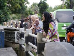 Antisipasi Baniir Walikota Eva Dwiana Tinjau Langsung Saluran Irigasi di Tanjung Senang