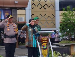 Walikota Eva Dwiana Hadiri Apel Operasi Ketupat Krakatau 2026 Pastikan Mudik Lancar