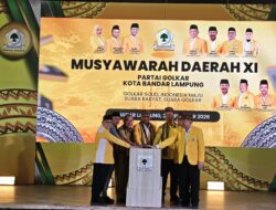 Putra Sulung Sjcahroedin ZP Rycko Menoza Nahkodai Ketua DPD II Golkar Kota Bandar Lampung