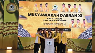 Putra Sulung Sjcahroedin ZP Rycko Menoza Nahkodai Ketua DPD II Golkar Kota Bandar Lampung